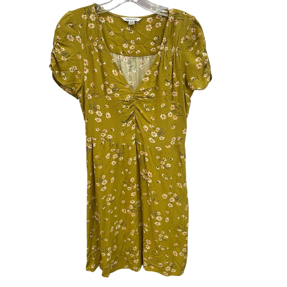 American Eagle Floral Mini Dress Cottagecore Sweetheart‎ Neckline S